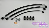 Suspicious Garage S13 Sr20det PTFE Turbo Lines using S14 Style Neck